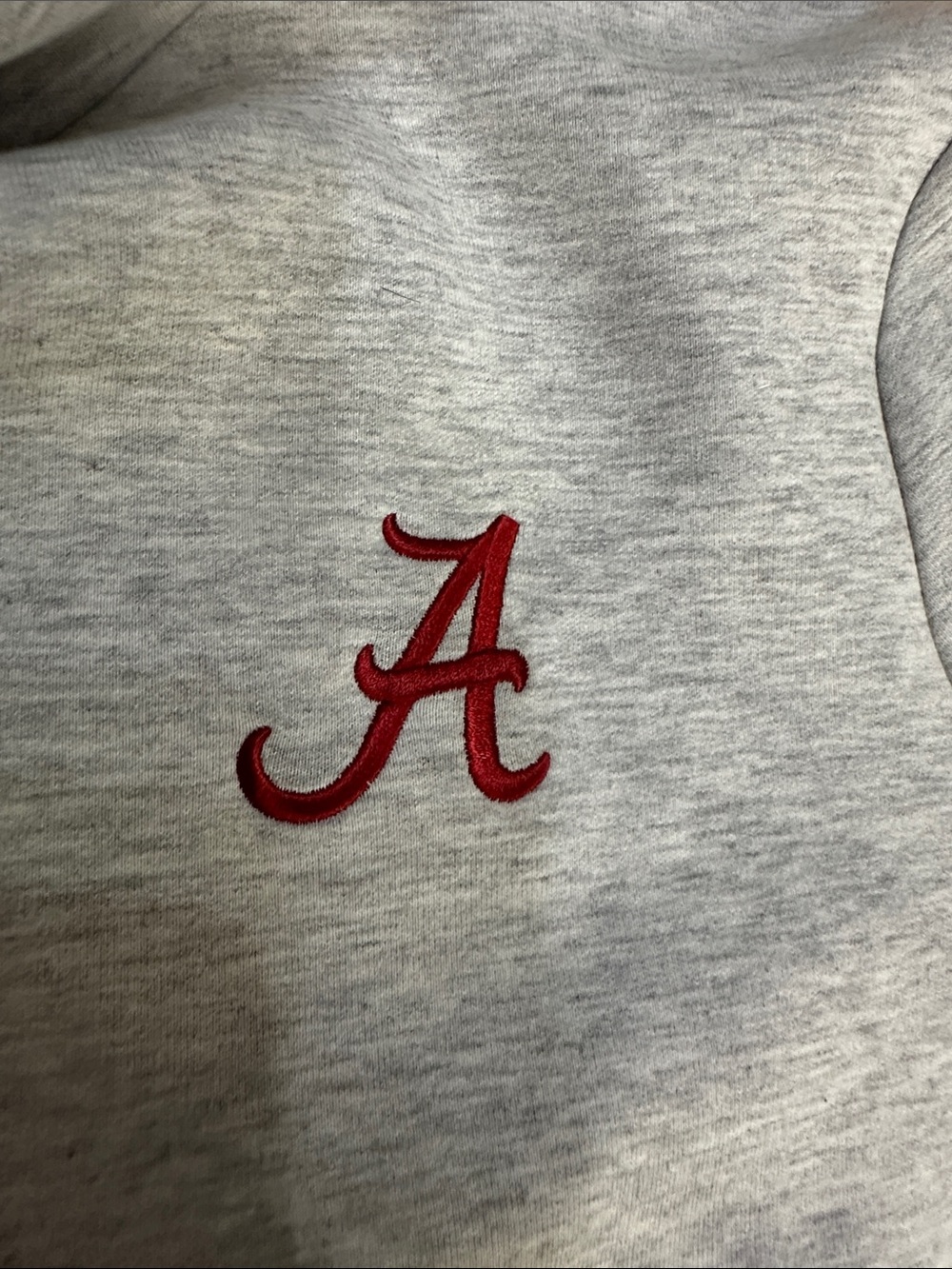 Nike Light Gray Cowl Neck Sweatshirt with Alabama Logo - Picture 3 of 6